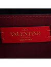 Rockstud Chain Clutch Shoulder Bag Red - VALENTINO - BALAAN 9