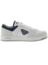 Downtown Re-Nylon Low Top Sneakers White - PRADA - BALAAN 3