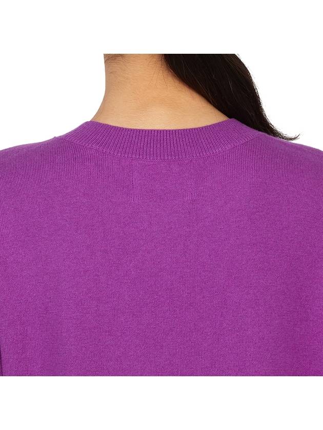 Marisans Logo Knit Top Purple - ISABEL MARANT - BALAAN 8