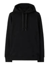 Embroidered EKD Logo Cotton Hoodie Black - BURBERRY - BALAAN 2