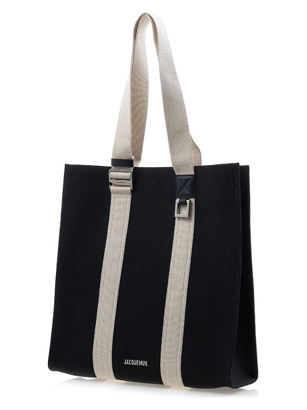 Le Cabas Cuedra Cotton Tote Bag Black - JACQUEMUS - BALAAN 3