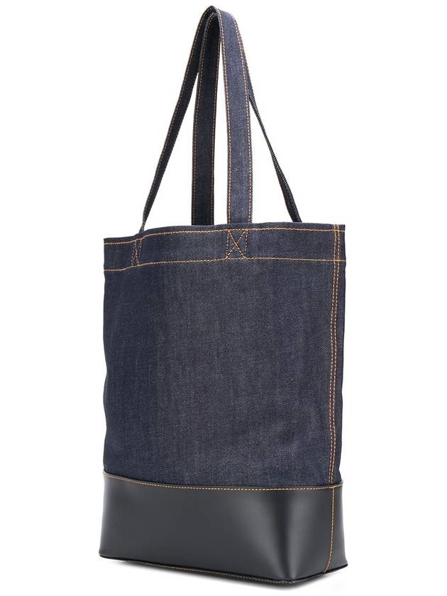 Logo Denim Axelle Tote Bag Navy - A.P.C. - BALAAN 4