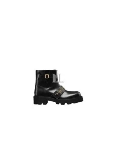 D-Quest Leather Ankle Boots Black - DIOR - BALAAN 2