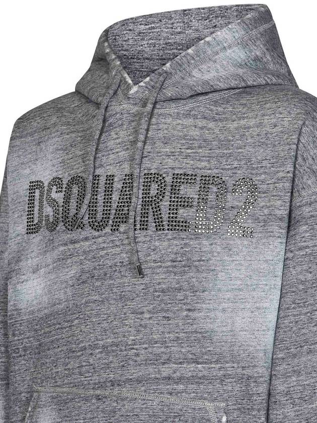 DSQUARED2 Grey Cotton Sweatshirt - DSQUARED2 - BALAAN 3