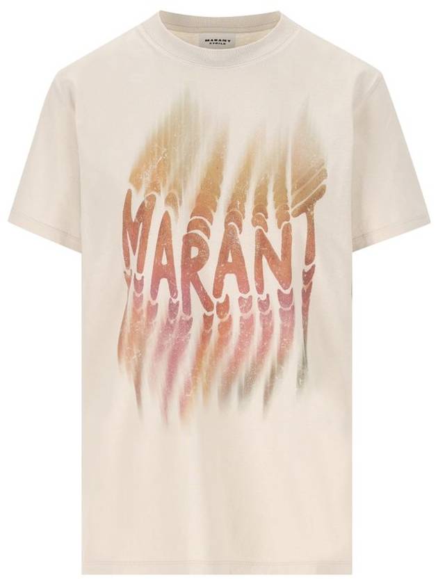 Isabel Marant Etoile T-shirts and Polos Beige - ISABEL MARANT ETOILE - BALAAN 1