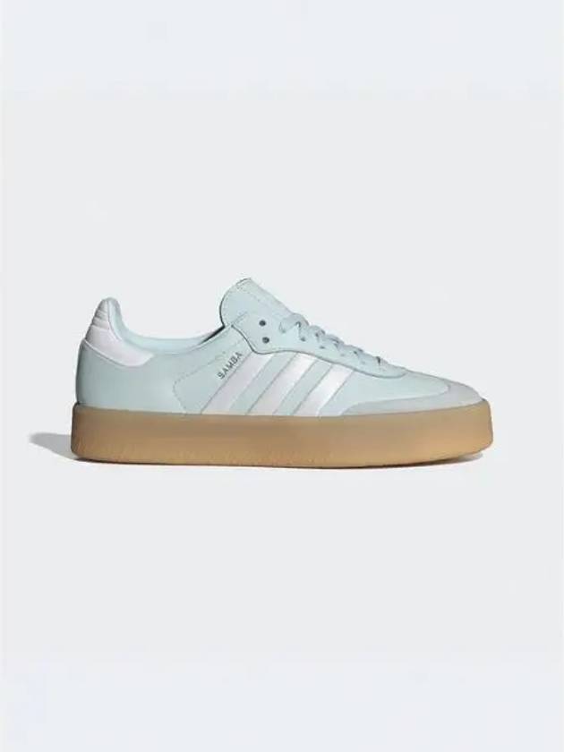 Sambae Leather Low Top Sneakers Blue - ADIDAS - BALAAN 2