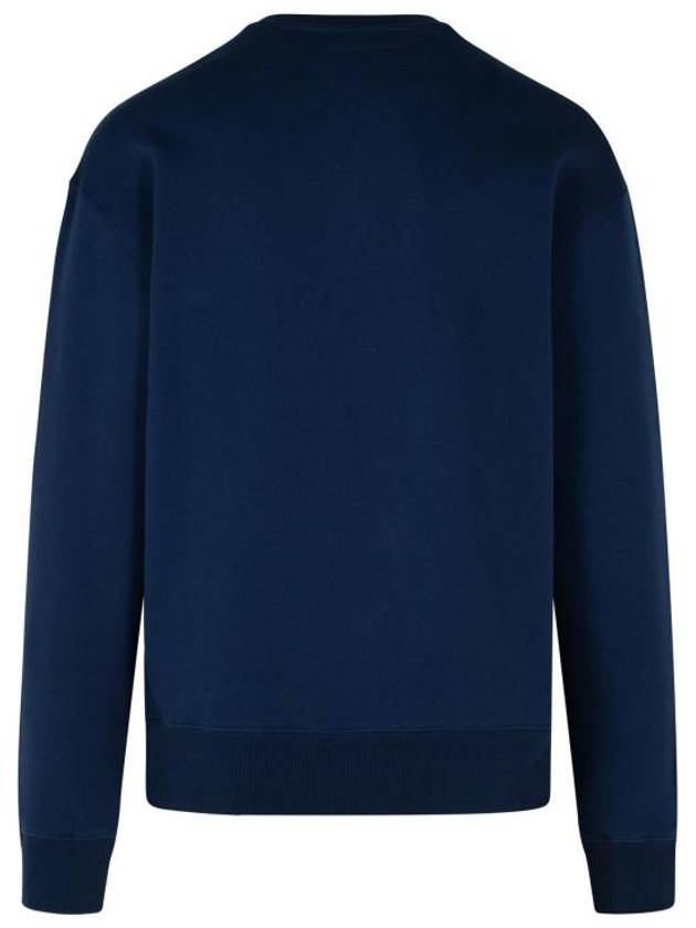 Bold Fox Head Cotton Sweatshirt Ink Blue - MAISON KITSUNE - BALAAN 4