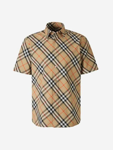 Short Sleeve Shirt 8087637 Free - BURBERRY - BALAAN 1