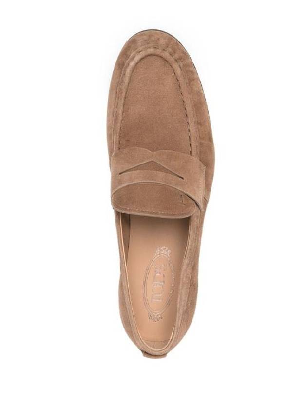 Men's Suede Loafer Brown - TOD'S - BALAAN 5