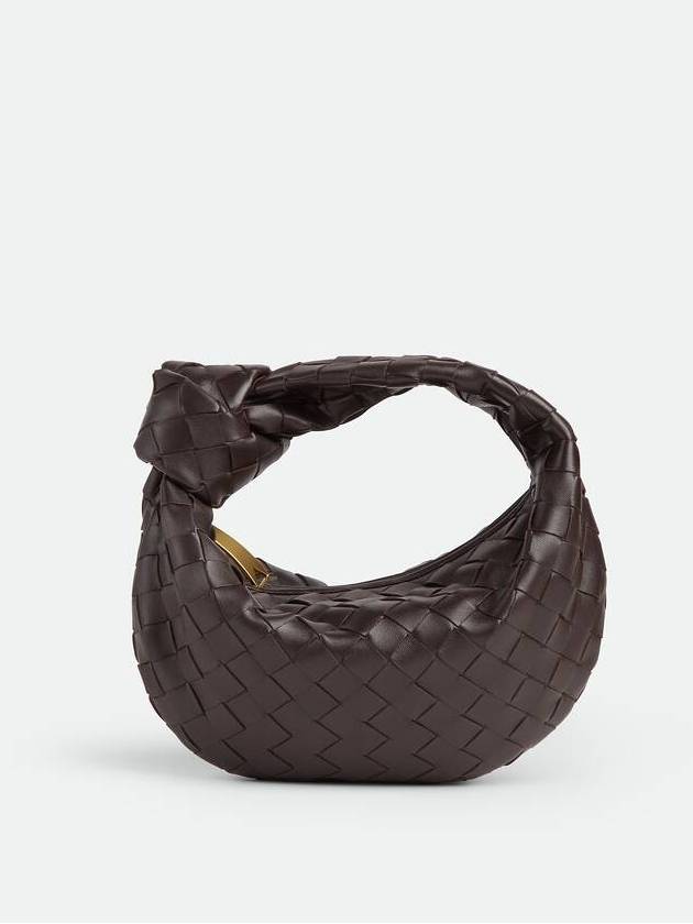 Jodie Intrecciato Small Tote Bag Brown - BOTTEGA VENETA - BALAAN 2