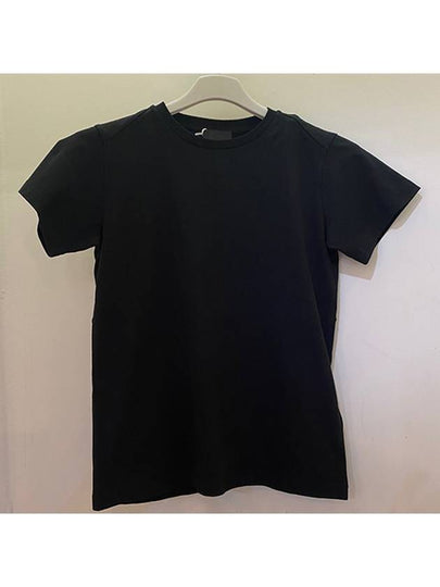 Label Logo Short Sleeve T-Shirt Black - MONCLER - BALAAN 2