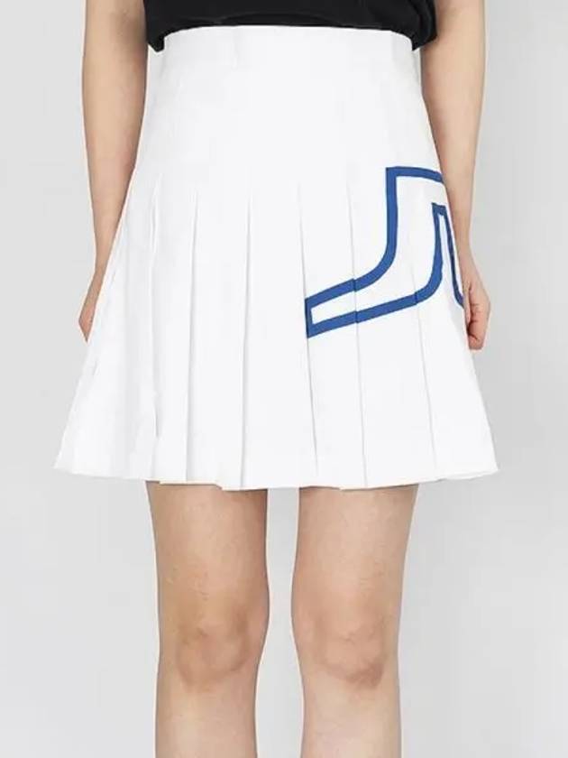 Women's Golf Naomi Bridge Skirt White - J.LINDEBERG - BALAAN 2