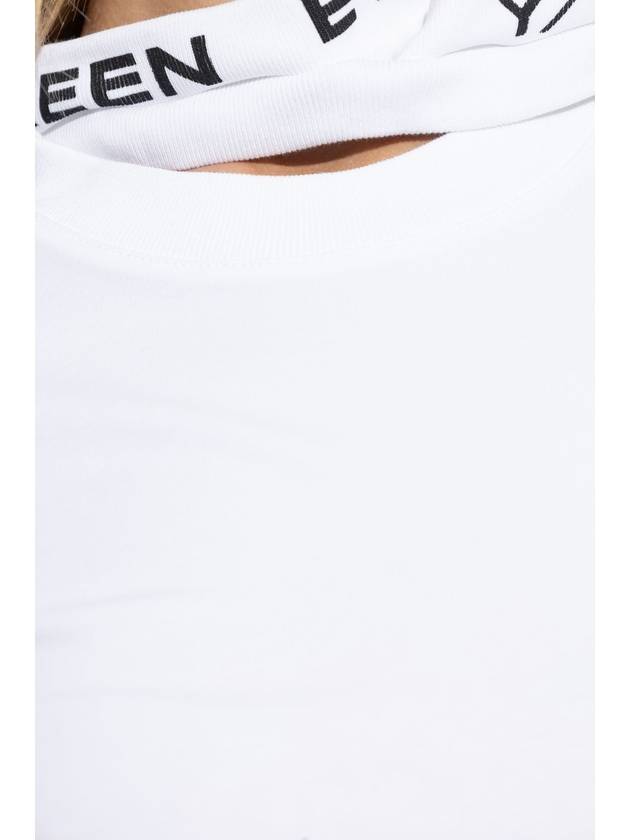 Y Project Top With Printed Logo, Women's, White - Y/PROJECT - BALAAN 5