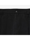 Cotton Pleated Pocket Wide Pants Black - NOIRER - BALAAN 5