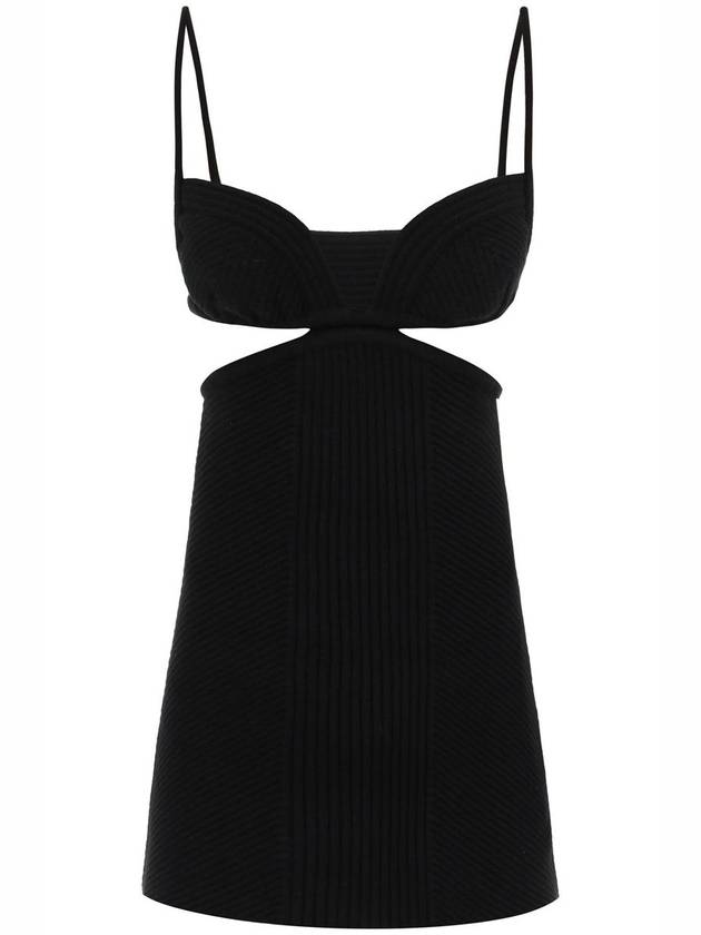 cut-out midi dress black - OFF WHITE - BALAAN 4