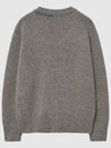 Stitch Point Oversized Cardigan Grey Beige - TABB LUDENS - BALAAN 2