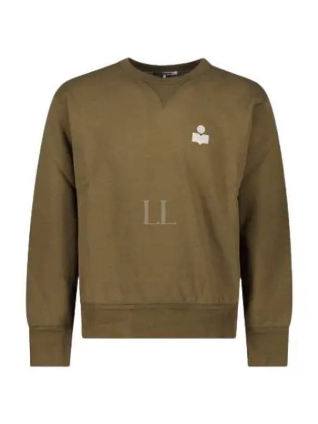 Men's Mike Logo Sweatshirt Khaki - ISABEL MARANT - BALAAN 2