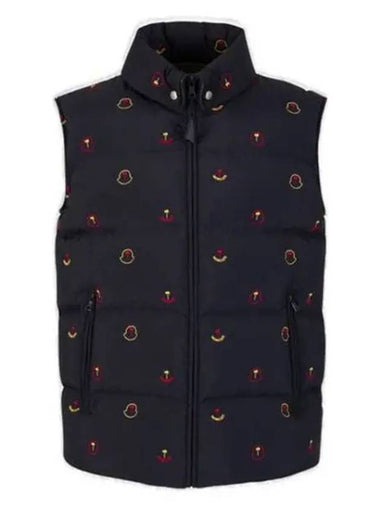 1A00013 M3573 742 Palm Angels Henon Down Vest - MONCLER - BALAAN 1