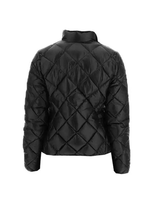 Sora Logo Quilted Short Padding Black - DUVETICA - BALAAN 4