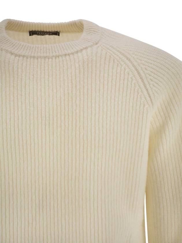 Crew-neck rib sweater - PESERICO - BALAAN 4