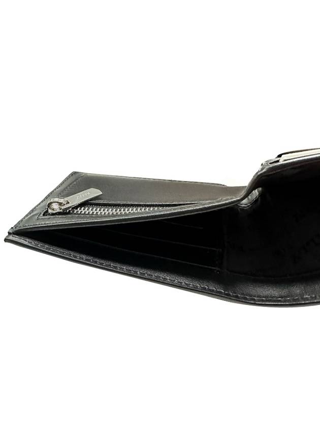 Half Wallet BIMAN HPF100 BLACK Men's Half Wallet - BALLY - BALAAN 6