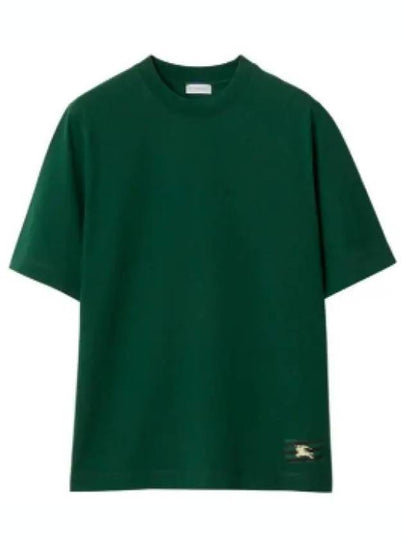 EKD Cotton Short Sleeve T-Shirt Green - BURBERRY - BALAAN 2