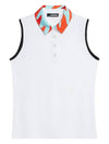 Women s Gigi Sleeveless Top White GWJT09000 0000 - J.LINDEBERG - BALAAN 1