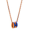 HM Pop Ache Necklace Gold Blue HM31AC010 - HERMES - BALAAN 2