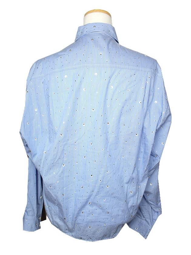 Blue Striped Strass Shirt 55 66 - SANDRO - BALAAN 2