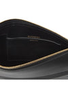 Mini Leather Zipper Olympia Shoulder Bag Black - BURBERRY - BALAAN 11