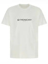 Reverse Oversized Short Sleeve T-Shirt White - GIVENCHY - BALAAN 2