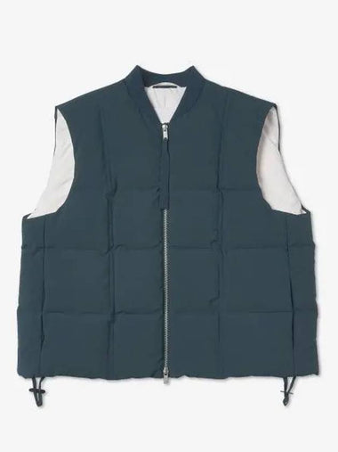 Down Vest Petrol J40AF0005JTN014301 - JIL SANDER - BALAAN 1