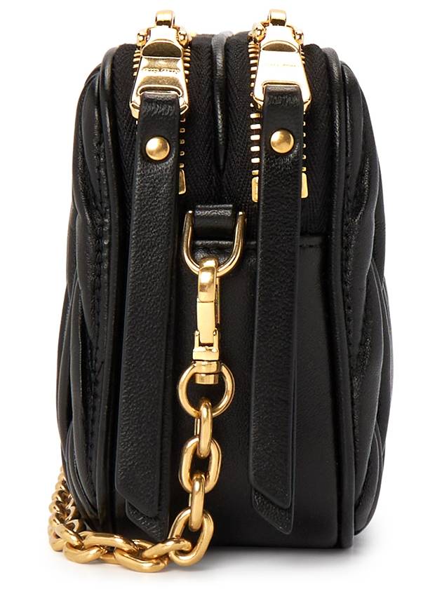 Matelasse Nappa Leather Mini Bag Black - MIU MIU - BALAAN 4