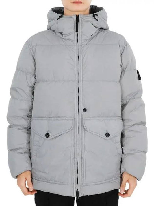 Crinkle Reps Re-Nylon Down Padding Grey - STONE ISLAND - BALAAN 2