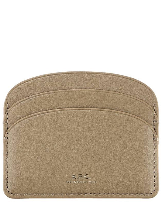 Demi Lune Card Wallet Beige - A.P.C. - BALAAN 2