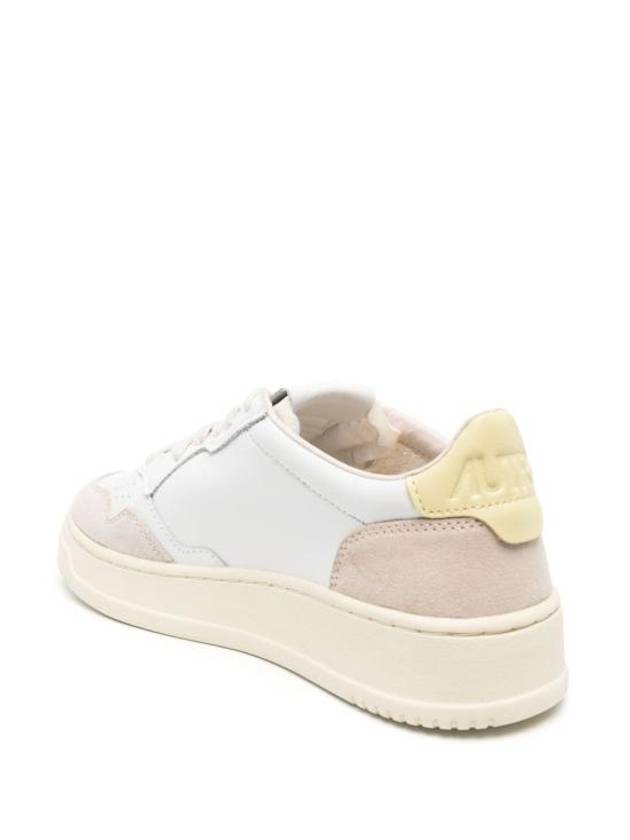 Medalist Women's Low Top Sneakers Yellow White - AUTRY - BALAAN 4