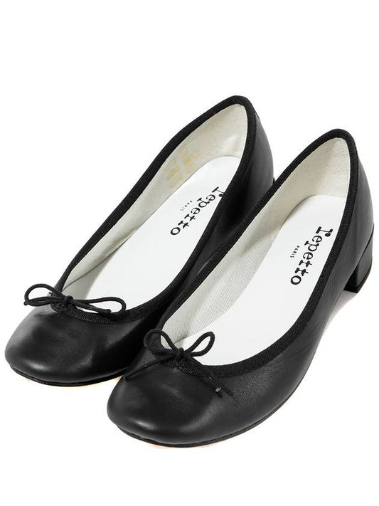 Women's Camille Middle Pumps Shoes Matte Black - REPETTO - BALAAN 2