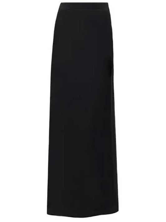 Silk Twill Long A-Line Skirt - BOTTEGA VENETA - BALAAN 2