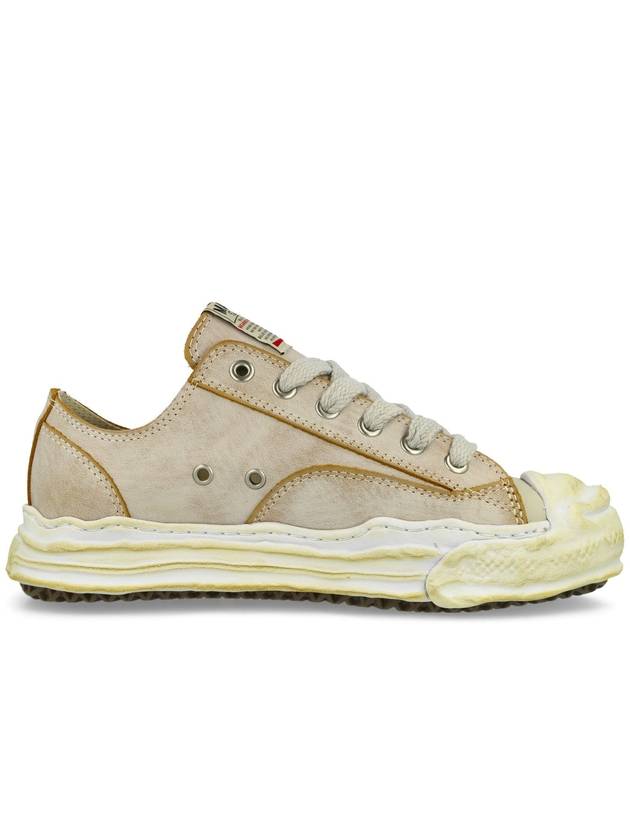 Hank OG Sole VE Leather Low Top Sneakers White - MIHARA YASUHIRO - BALAAN 3