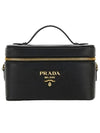 Leather Mini Bag Black - PRADA - BALAAN 2