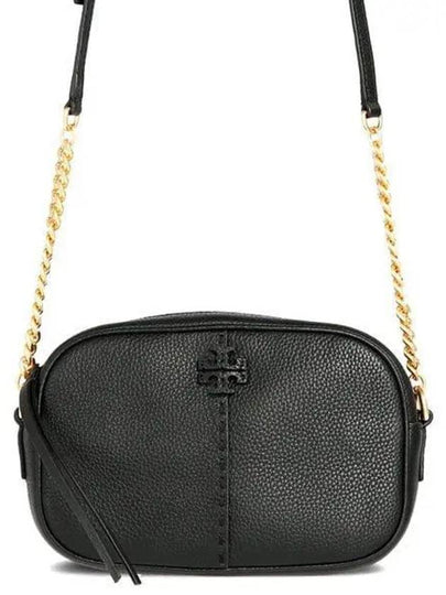 McGraw Logo Camera Shoulder Bag Black - TORY BURCH - BALAAN 2