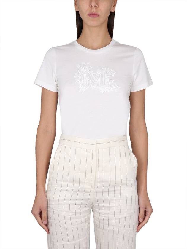 Women's Sacha Short Sleeve T-Shirt White - MAX MARA - BALAAN 2