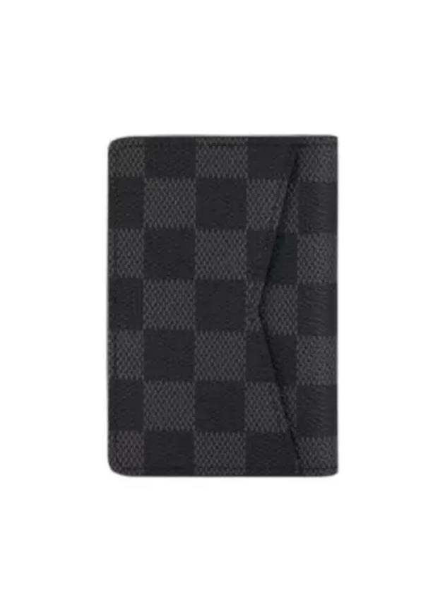 Pocket Organizer Damier Graphite Card Wallet Grey - LOUIS VUITTON - BALAAN 5