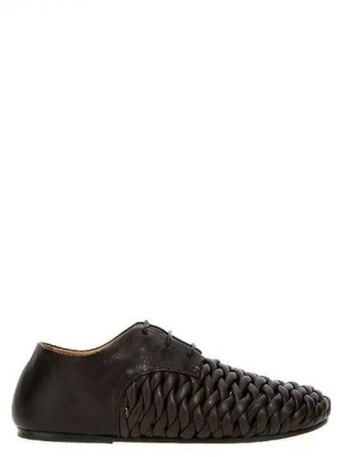 Marsell STECCOBLOCCO Woven Leather Lace Up Shoes 270886 - MARSELL - BALAAN 1