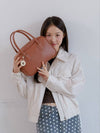 STITCH TOTE BAG_CARAMEL - ANOETIC - BALAAN 3