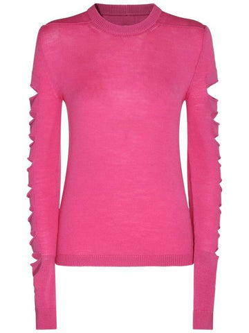 23 ss Pink WOOLCOTTON Blend Jumper RP01C5644KSPRT13 B0480028518 - RICK OWENS - BALAAN 1