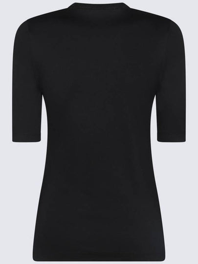 Fabiana Filippi Black Cotton T-Shirt - FABIANA FILIPPI - BALAAN 2