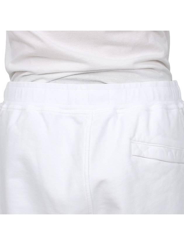 Compass Print Shorts White - STONE ISLAND - BALAAN 10