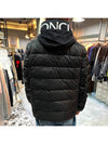 PROVINS logo patch down padded jacket black 1A00125 53279 999 - MONCLER - BALAAN 7