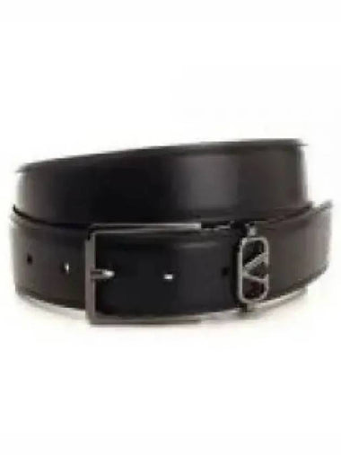 Mini V Logo Signature Belt Brown - VALENTINO - BALAAN 1